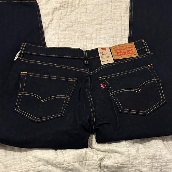 Levi's Men's Indigo Straight-Leg Jeans - Picture 4 of 6